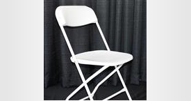 White Folding Chair